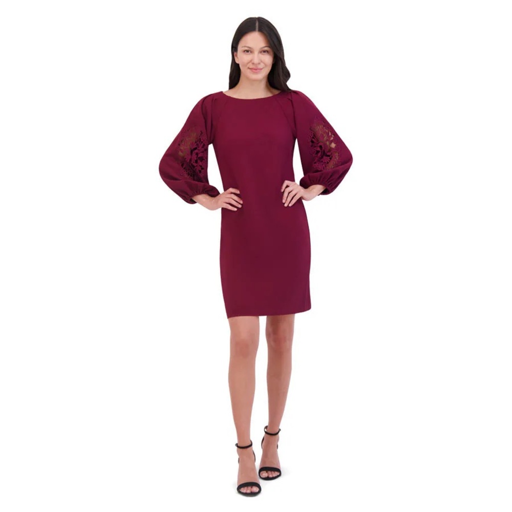 Sheath Dress ,Lace Sleeve 
Vince Camuto Size 10